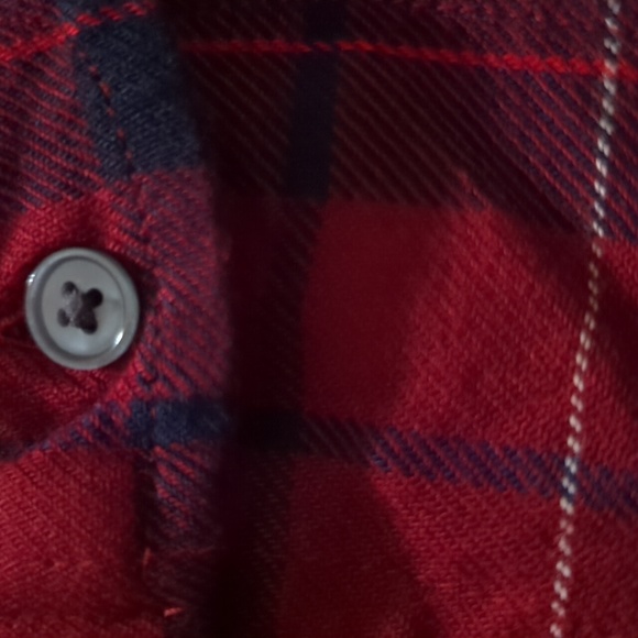 NEW BANANA REPUBLIC DILLON CLASSIC FIR PLAID BUTTON UP FLANNEL SMALL - Picture 12 of 15
